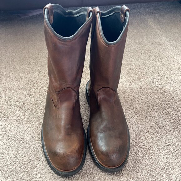 Red Wing Shoes Other - Red Wing Boots Mens 12 Brown Leather Dynaforce Pull-On 1172 Made In USA